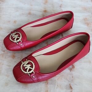 Michael Kors Red Women's Flats